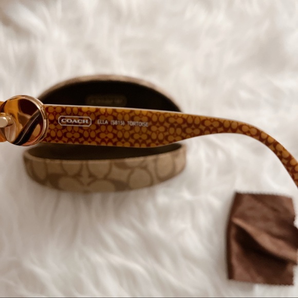 Coach Ella S815 Tortoise Sunglasses - Authentic - Picture 4 of 4